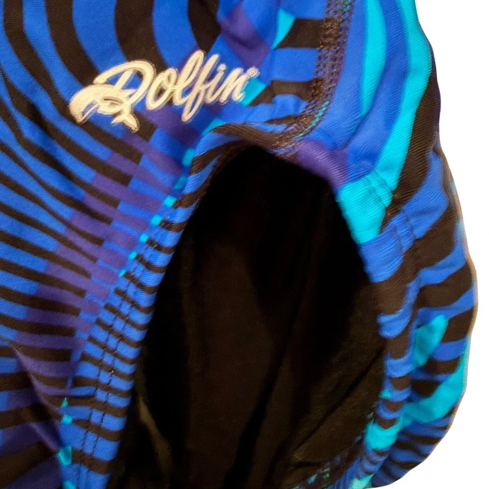 Dolfin Poly Fusion Performance Back Competition Swimsuit Juniors 30 XS‎ Blue NWT